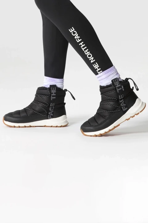 Kadın W Thermoball Lace Up Wp Su Geçirmez Bot - Siyah Beyaz 