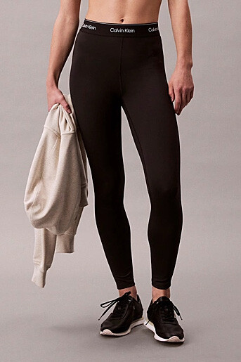 Kadın Yüksek Bel Bilek Boy (7/8) Tayt - Siyah 