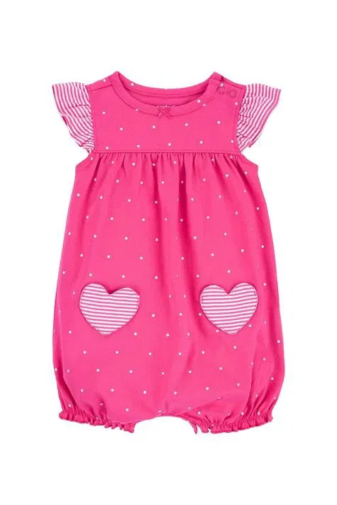 Kız Bebek Kısa Tulum 