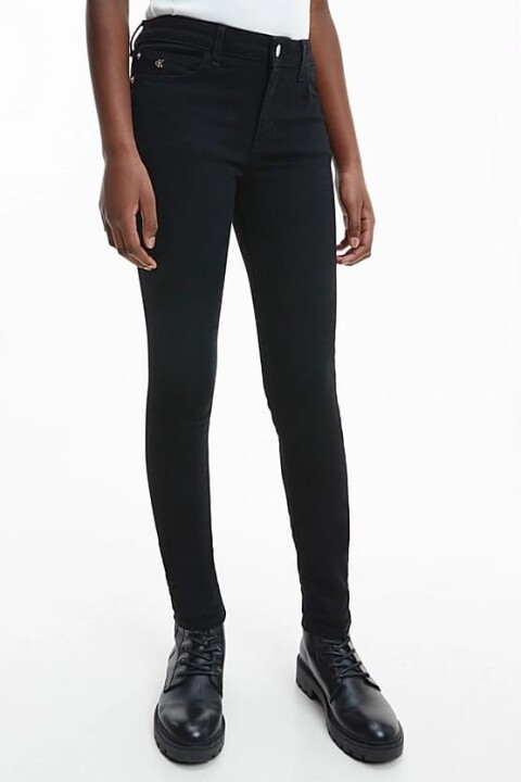 Kız Çocuk Ck Mid Rise Skinny Pantolon - Siyah 