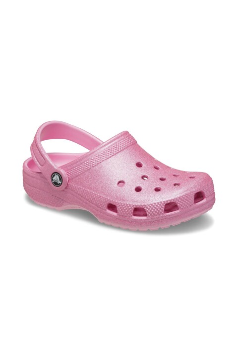 Kız Çocuk Classic Glitter Clog Sandalet - Pembe 
