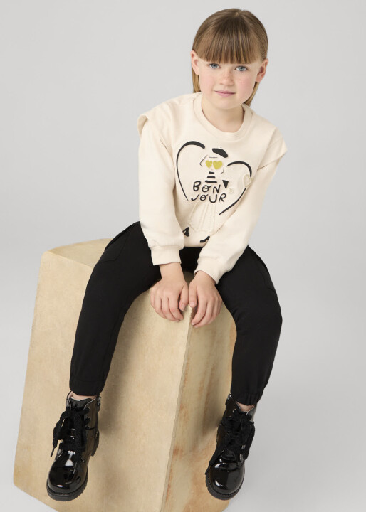 Kız Çocuk ESOFMAN takım Siyah 