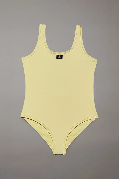 Kız Çocuk Swimsuit Mayo - Sarı 