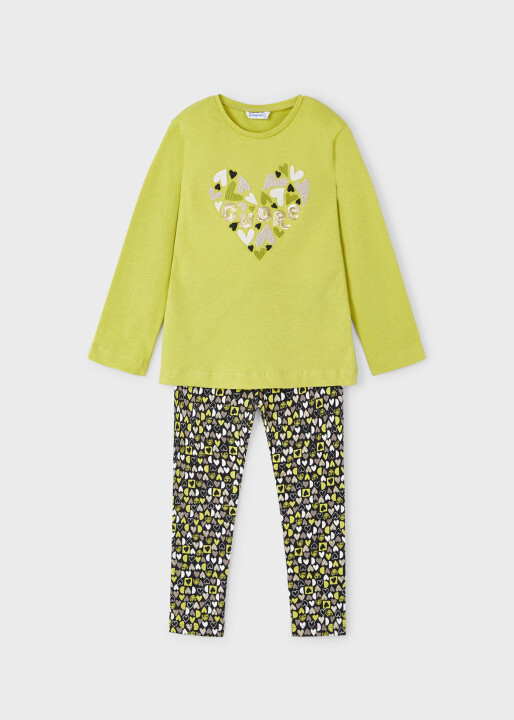 Kız Çocuk TAYT TAKIM Yeşil 