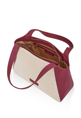 El Ve Omuz Çantası Lass23000005-Bordo 