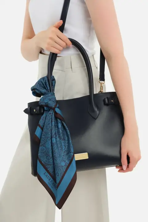 Kadın Laura Ashley Büyük Boy Alışveriş Çantası - Lacivert 