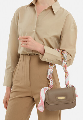 Kadın Omuz Çantası-Vizon 