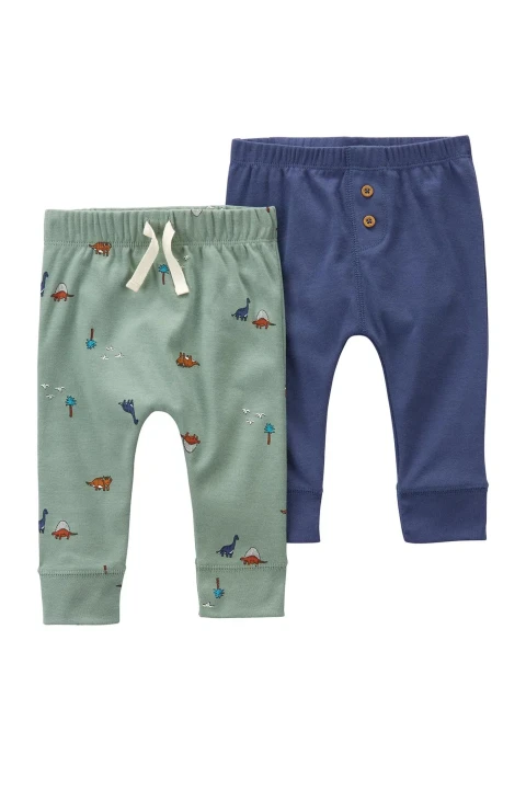 Layette Erkek Bebek 2Li Pantolon Set 