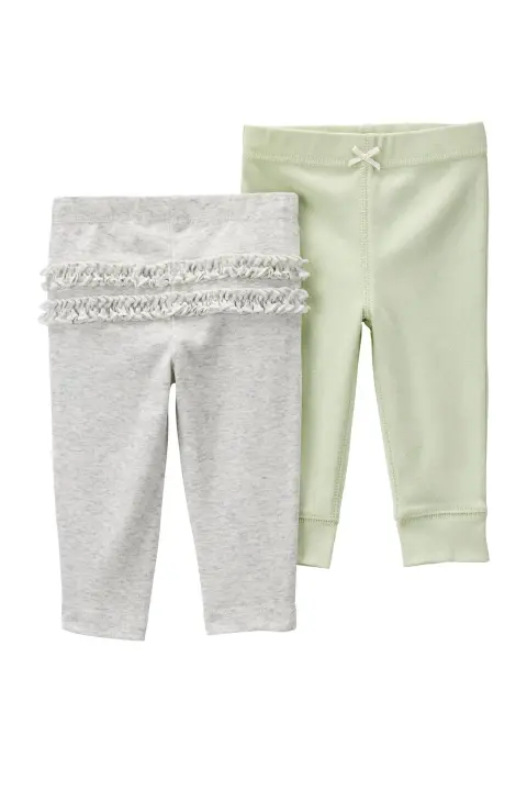 Layette Kız Bebek 2Li Pantolon Set 