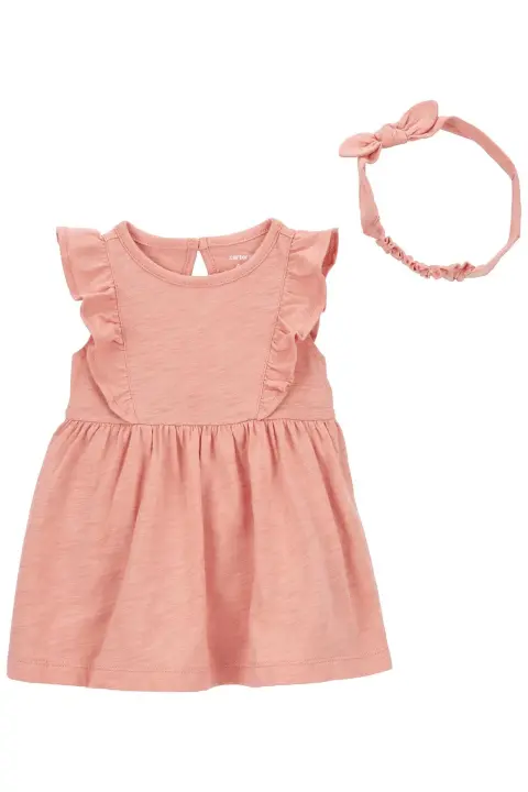 Layette Kız Bebek Elbise Set 