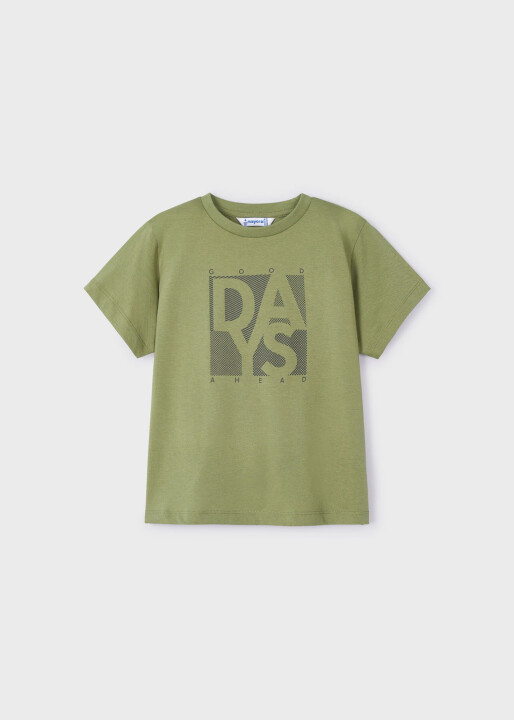 Erkek Çocuk Basic T-Shirt-Haki 