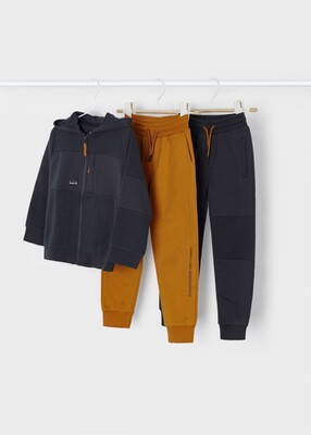 Erkek Çocuk İki Pantolonlu Takım-Koyu Gri 