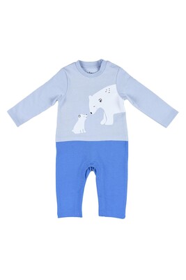 Erkek Bebek Tulum-Mavi 