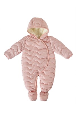 Kız Bebek Astronot Tulum-Pudra Pembe 