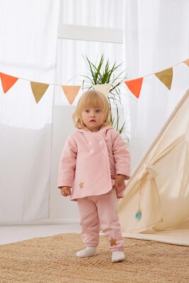 Kız Bebek Ceket-Pembe 
