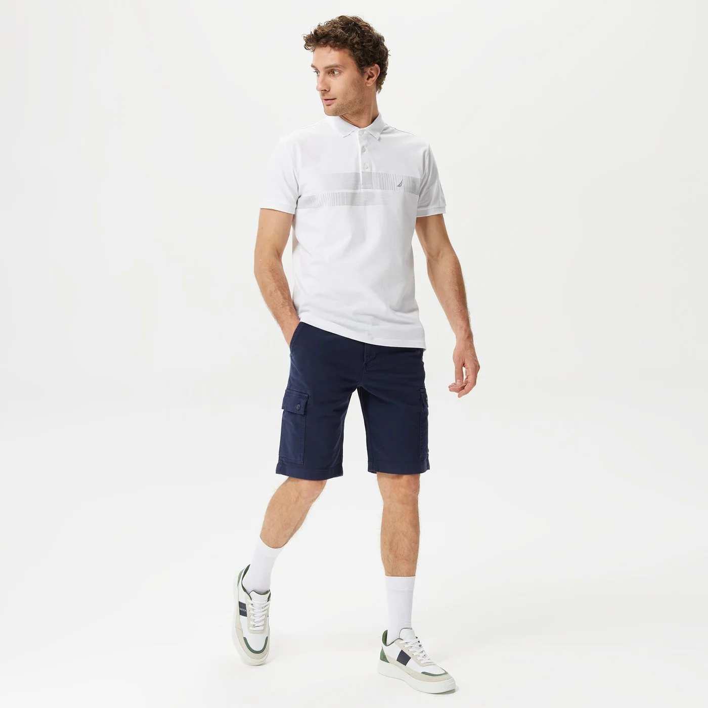 Erkek Bermuda Şort-Lacivert 