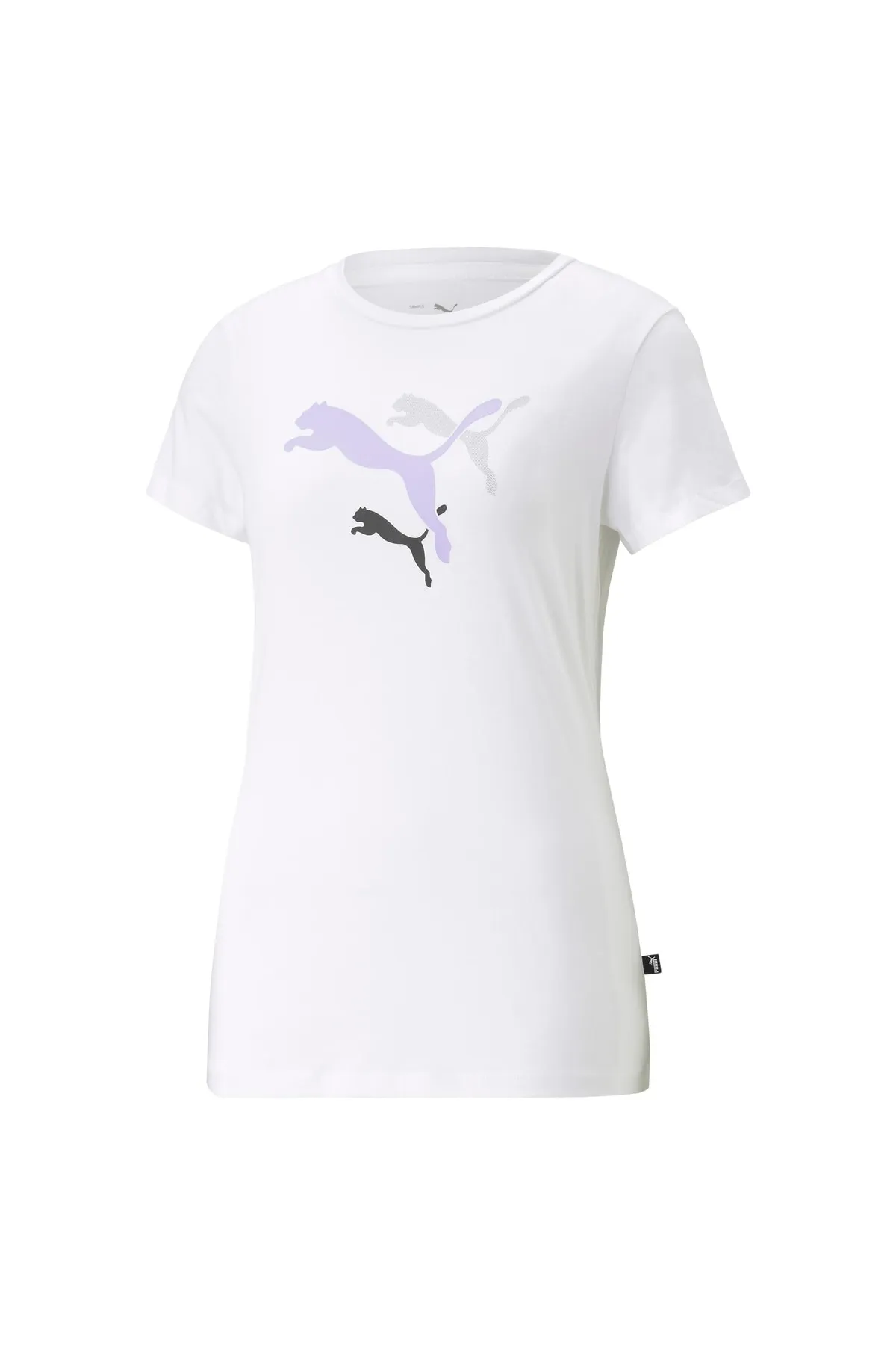 Kadın Antrenman Tişört 673677-Beyaz 