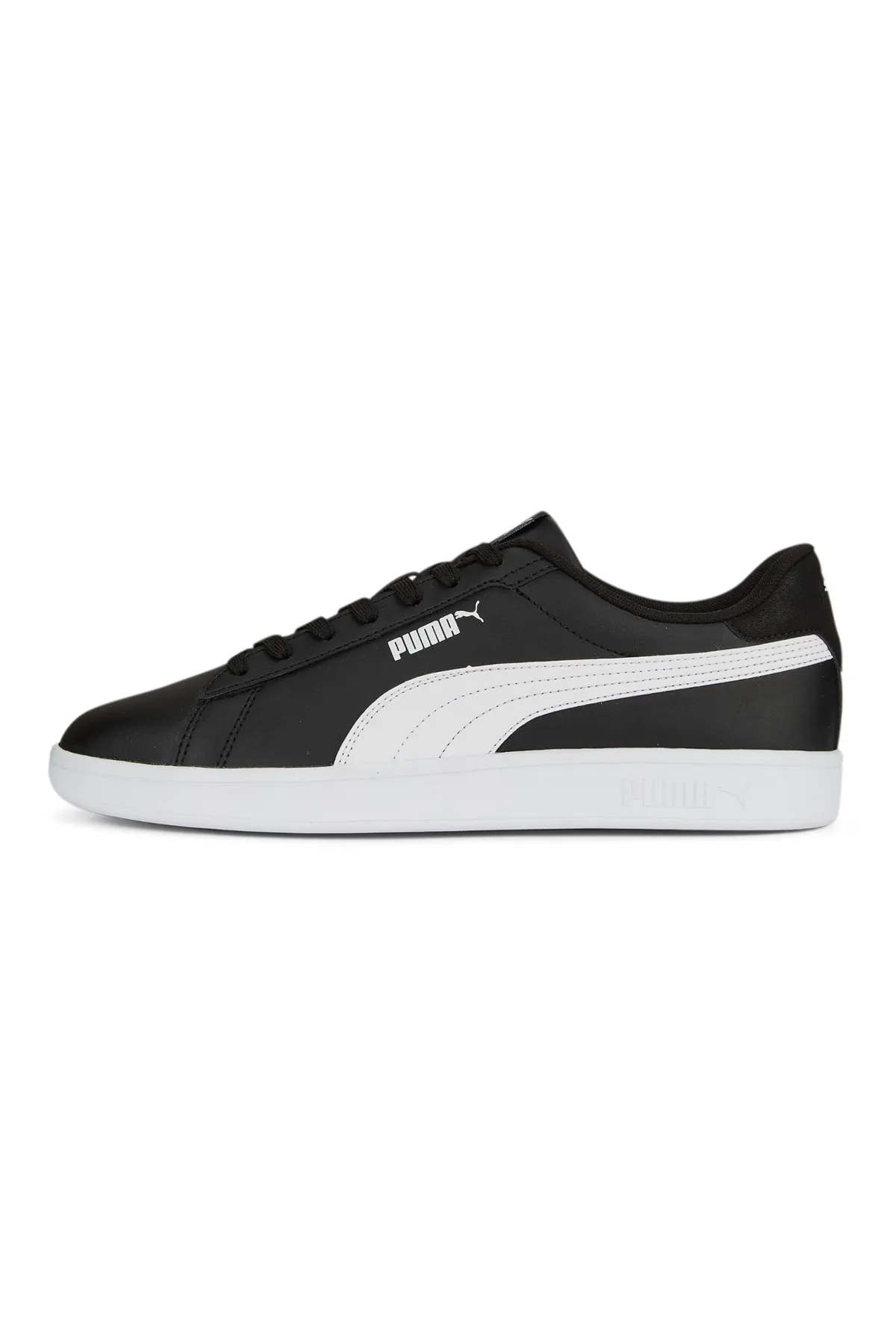 Puma Smash 3.0 L Puma Black-Puma White Erkek Spor Ayakkabı-Siyah-Beyaz 