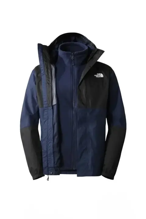 Erkek The North Face Resolve Triclimate Outdoor Mont - Lacivert / Siyah 