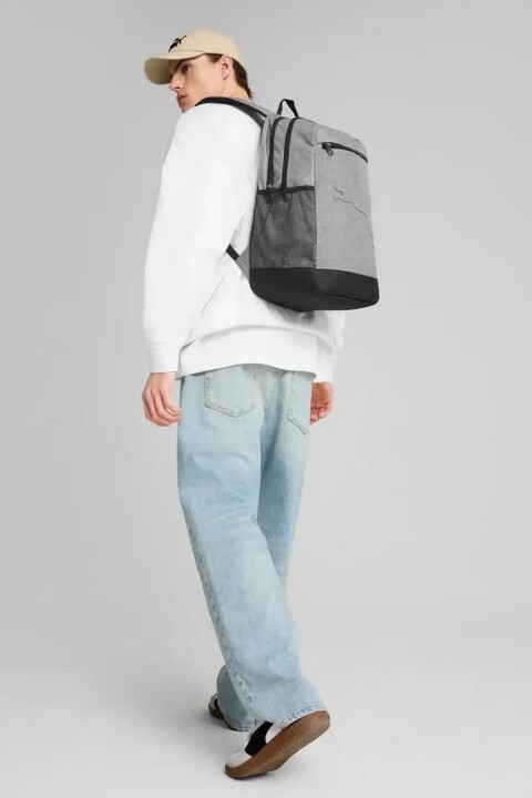 Unisex Buzz Heather Sırt Çantası - Gri 