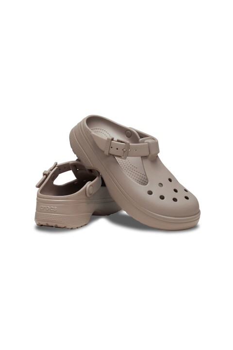 Unisex Classic Mary Jane Terlik - Kahverengi 