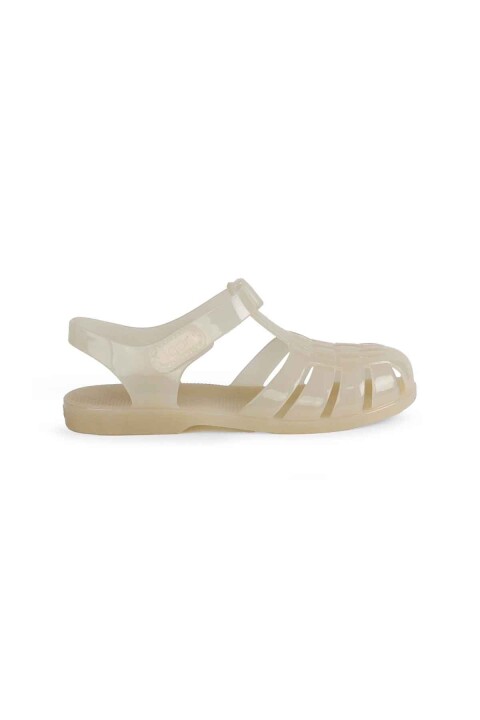Unisex Çocuk Cırtlı Sandalet - Crema 