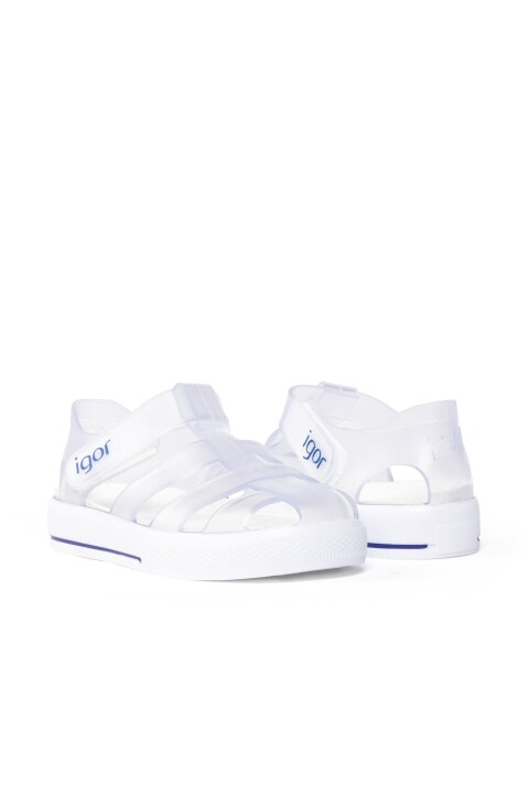 Unisex Çocuk Cırtlı Sandalet S10171 Star - Mavi 