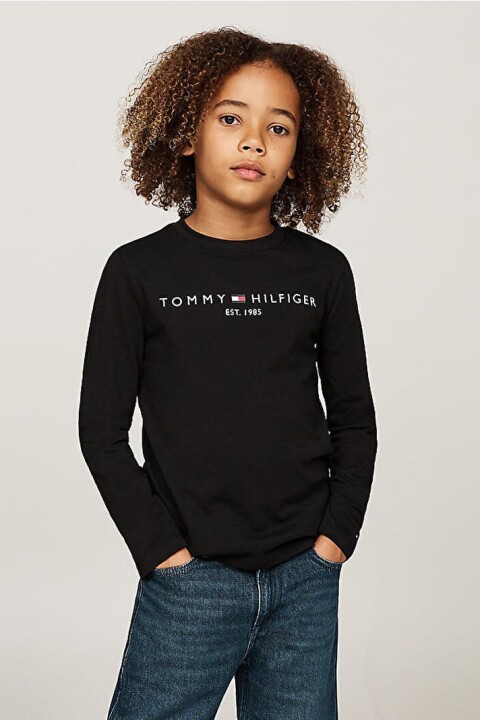 Unisex Çocuk Essential T-Shirt - Siyah 