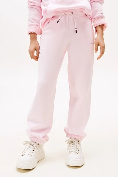 Unisex Çocuk Mini Logo Eşofman Altı - Açık Pembe 