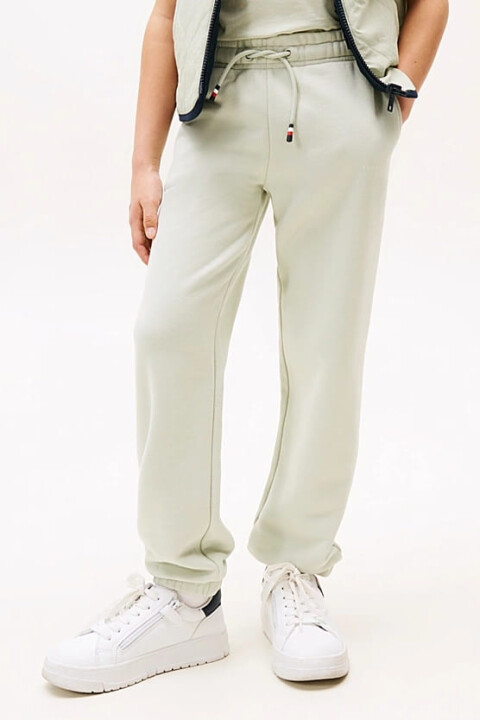 Unisex Çocuk Mini Logo Eşofman Altı - Açık Yeşil 