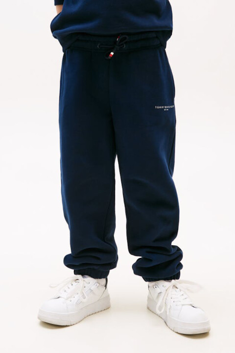 Unisex Çocuk Mini Logo Eşofman Altı - Lacivert 