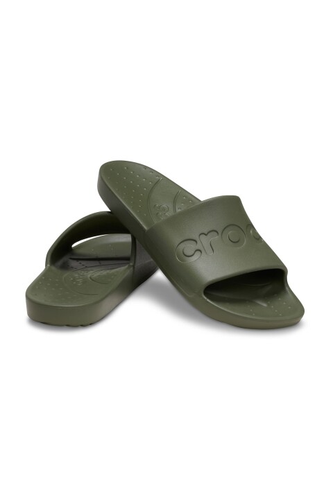 Unisex Crocs Slide Terlik - Yeşil 