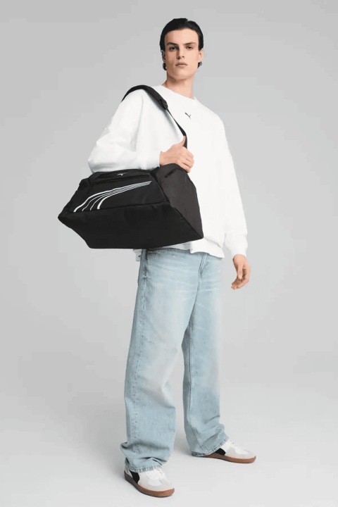 Unisex Puma Fundamental Small Spor Çantası - Siyah 